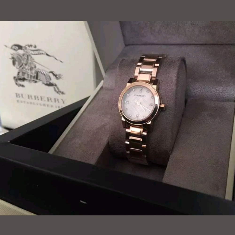 100% Authentic Burberry Rose Gold watch